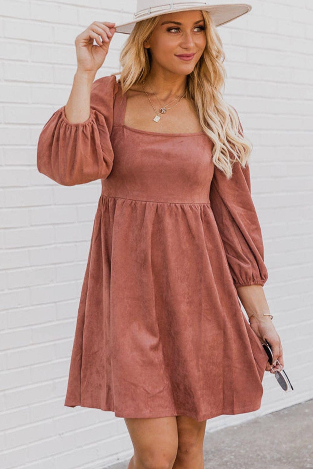 Lillie Square Neck Dress