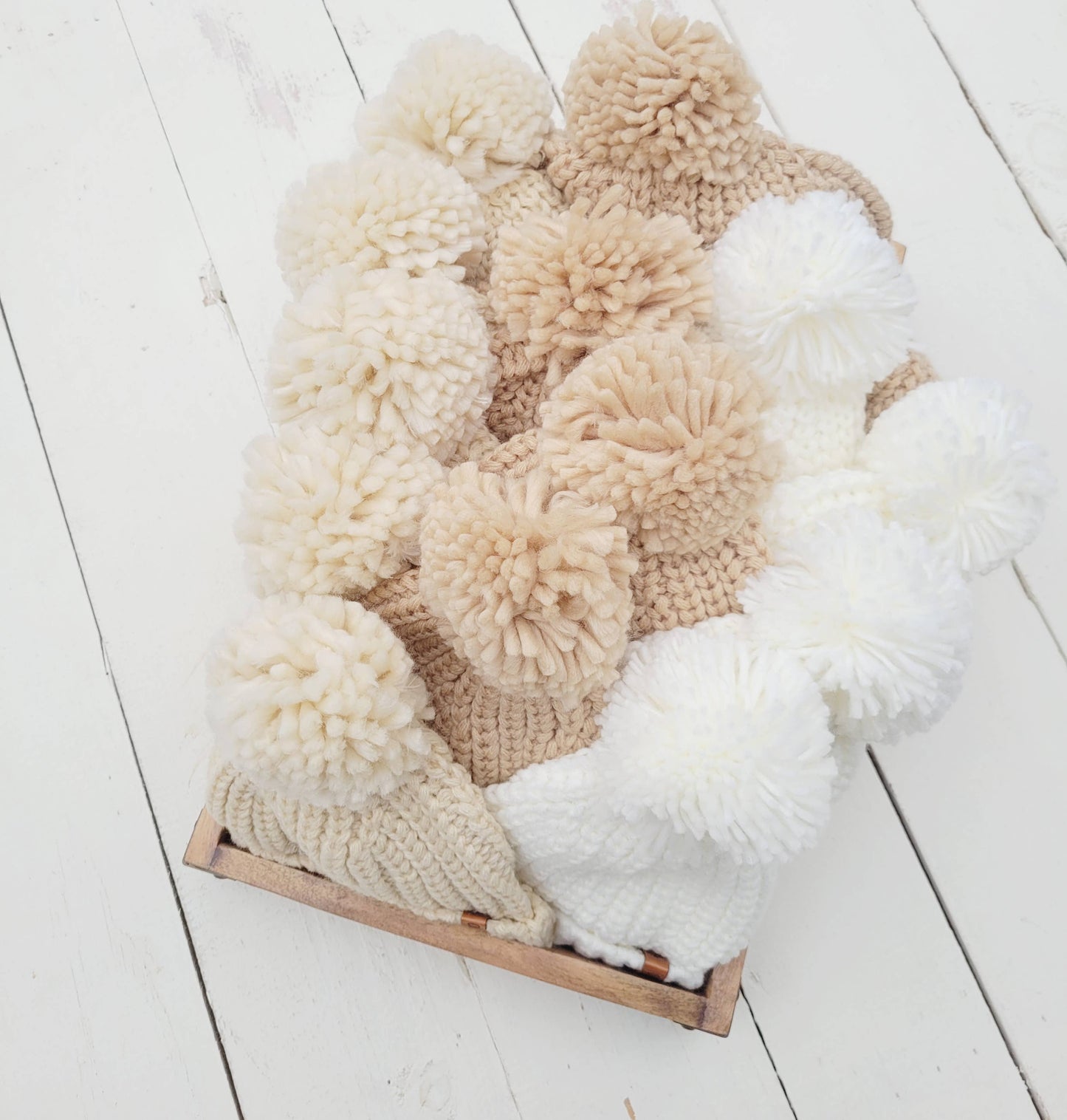 Baby Beanie Knit Hat with Pom Pom